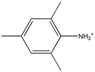 2,4,6-Trimethylbenzenaminium 结构式