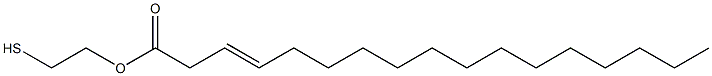 3-Heptadecenoic acid 2-mercaptoethyl ester 结构式