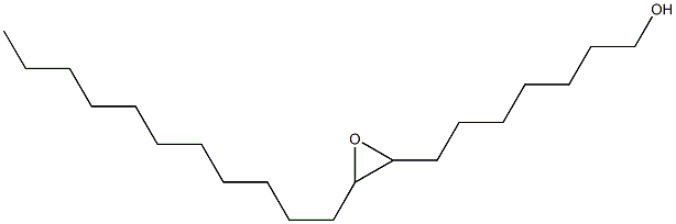 8,9-Epoxyicosan-1-ol 结构式