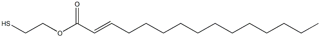 2-Pentadecenoic acid 2-mercaptoethyl ester 结构式