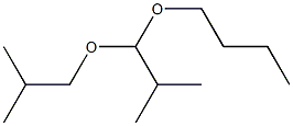 1-Butoxy-1-isobutoxy-2-methylpropane 结构式