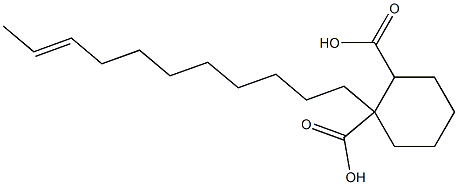 Cyclohexane-1,2-dicarboxylic acid hydrogen 1-(9-undecenyl) ester 结构式