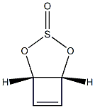 (1S,5R)-2,4-Dioxa-3-thiabicyclo[3.2.0]hept-6-ene 3-oxide 结构式