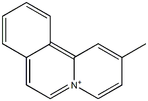 2-Methylbenzo[a]quinolizinium 结构式