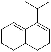 3,4,4a,5,6,7-Hexahydro-1-isopropylnaphthalene 结构式