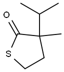 4,5-Dihydro-3-isopropyl-3-methylthiophen-2(3H)-one 结构式