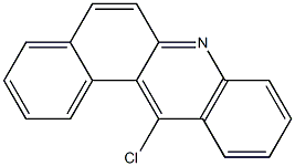 12-Chlorobenz[a]acridine 结构式