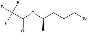 (+)-Trifluoroacetic acid (R)-5-bromopentane-2-yl ester 结构式