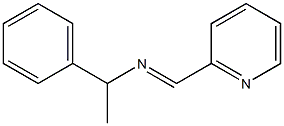 N-[(1R)-1-Phenylethyl](2-pyridyl)methanimine 结构式