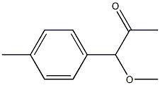 1-Methoxy-1-(4-methylphenyl)acetone 结构式