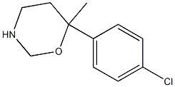 6-(p-Chlorophenyl)-6-methyltetrahydro-2H-1,3-oxazine 结构式