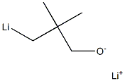Lithium 2,2-dimethyl-3-lithio-1-propanolate 结构式