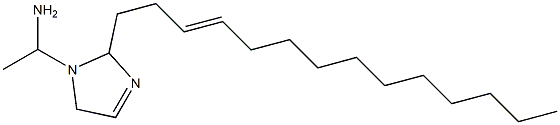 1-(1-Aminoethyl)-2-(3-tetradecenyl)-3-imidazoline 结构式