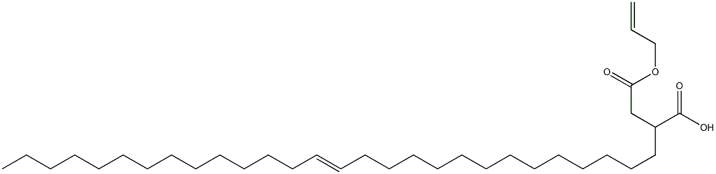 2-(14-Octacosenyl)succinic acid 1-hydrogen 4-allyl ester 结构式