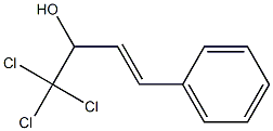 1,1,1-Trichloro-4-phenyl-3-butene-2-ol 结构式