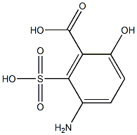 5-Amino-6-sulfosalicylic acid 结构式