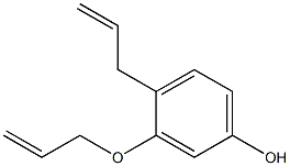 4-(2-Propenyl)-3-(2-propenyloxy)phenol 结构式