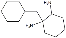 3-Cyclohexylmethyl-1,2-cyclohexanediamine 结构式