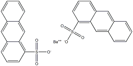 Bis(1-anthracenesulfonic acid)barium salt 结构式