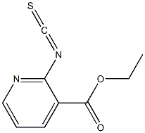 2-Isothiocyanatopyridine-3-carboxylic acid ethyl ester 结构式