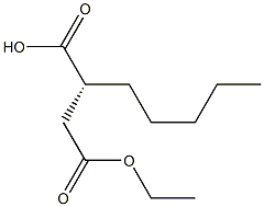 (2R)-Heptane-1,2-dicarboxylic acid 2-ethyl ester 结构式