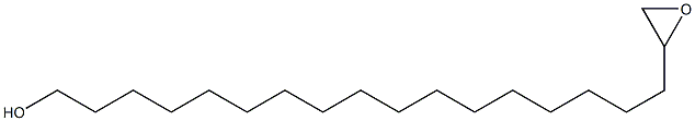 18,19-Epoxynonadecan-1-ol 结构式