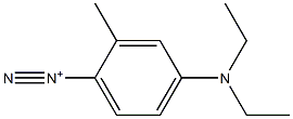 4-(Diethylamino)-2-methylbenzenediazonium 结构式