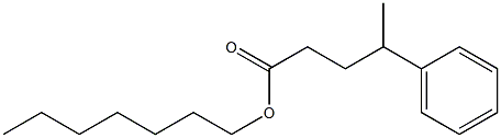 4-Phenylpentanoic acid heptyl ester 结构式
