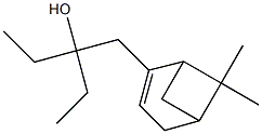 1-Ethyl-1-(pin-2-en-10-yl)-1-propanol 结构式