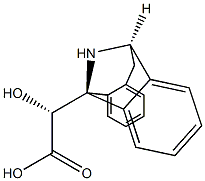 (5S,10R)-5-[(R)-Hydroxy(carboxy)methyl]-10,11-dihydro-5H-dibenzo[a,d]cyclohepten-5,10-imine 结构式