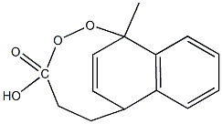 1,4-Dihydro-4-methyl-1,4-peroxynaphthalene-1-propionic acid 结构式