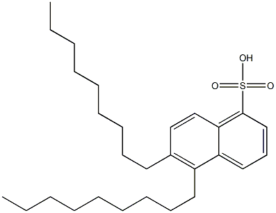 5,6-Dinonyl-1-naphthalenesulfonic acid 结构式