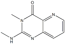 3-Methyl-2-methylaminopyrido[3,2-d]pyrimidin-4(3H)-one 结构式