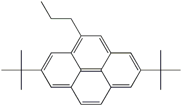 2,7-Di(1,1-dimethylethyl)-4-propylpyrene 结构式