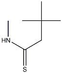 N,3,3-Trimethylbutanethioamide 结构式