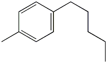 4-Pentyltoluene 结构式