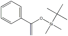 (1-Phenylethenyloxy)tert-butyldimethylsilane 结构式