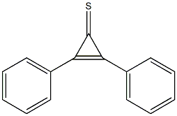 1,2-Diphenyl-1-cyclopropene-3-thione 结构式