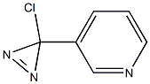 3-(3-Pyridyl)-3-chloro-3H-diazirine 结构式