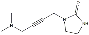 1-[4-Dimethylamino-2-butynyl]imidazolidin-2-one 结构式