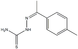 1-p-Tolylethanone thiosemicarbazone 结构式