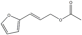 2-(3-Acetoxy-1-propenyl)furan 结构式