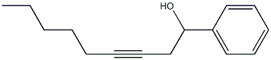 1-Phenyl-3-nonyn-1-ol 结构式