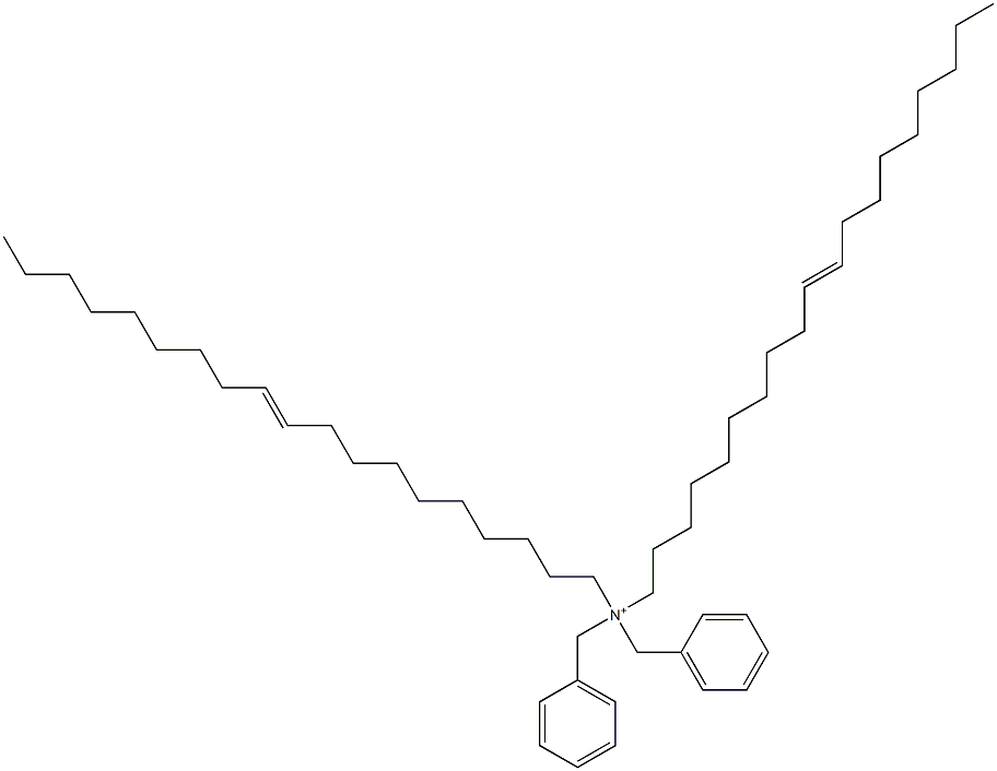 Di(10-nonadecenyl)dibenzylaminium 结构式