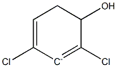 2,4-Dichlorophenol anion 结构式