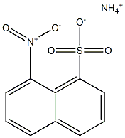 8-Nitro-1-naphthalenesulfonic acid ammonium salt 结构式