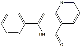 7-Phenyl-1,6-naphthyridin-5(6H)-one 结构式