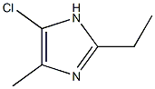 2-Ethyl-4-methyl-5-chloro-1H-imidazole 结构式