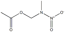 Acetic acid (methylnitroamino)methyl ester 结构式