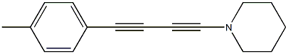 1-Piperidino-4-(4-methylphenyl)-1,3-butadiyne 结构式